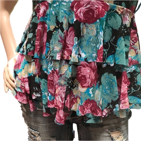 Wet Seal Floral Top - Picture 6 of 10